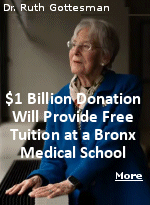 The 93-year-old widow of a Wall Street financier has donated $1 billion to a Bronx medical school, the Albert Einstein College of Medicine, with instructions that the gift be used to cover tuition for all students going forward.